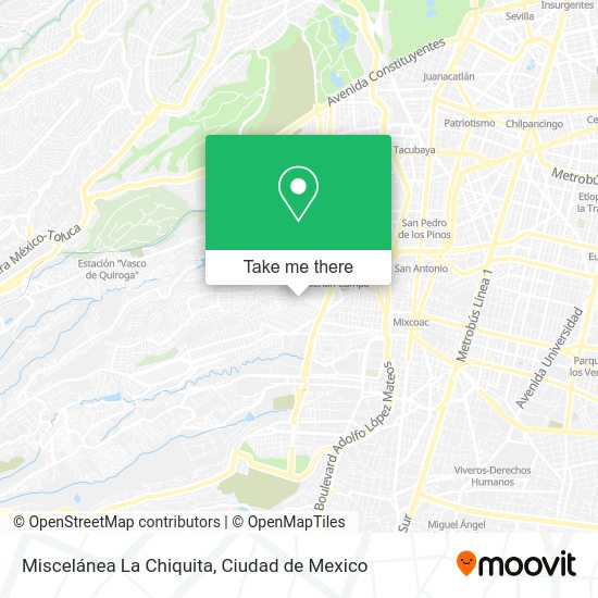 Mapa de Miscelánea La Chiquita