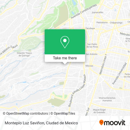 Montepío Luz Saviñon map