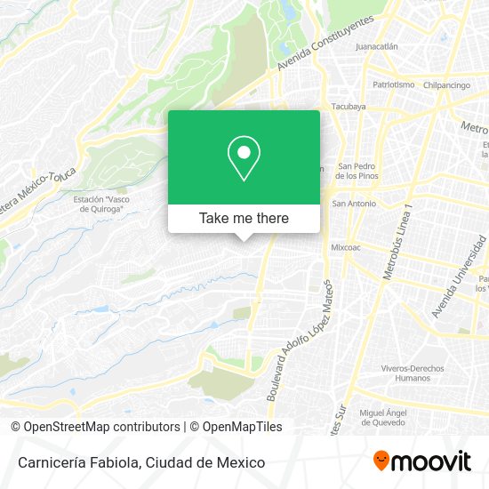 Carnicería Fabiola map