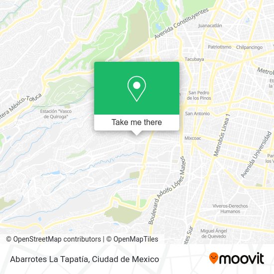 Mapa de Abarrotes La Tapatía