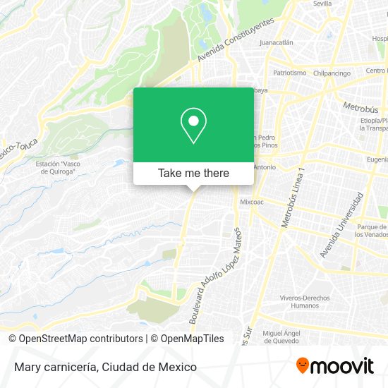 Mapa de Mary carnicería