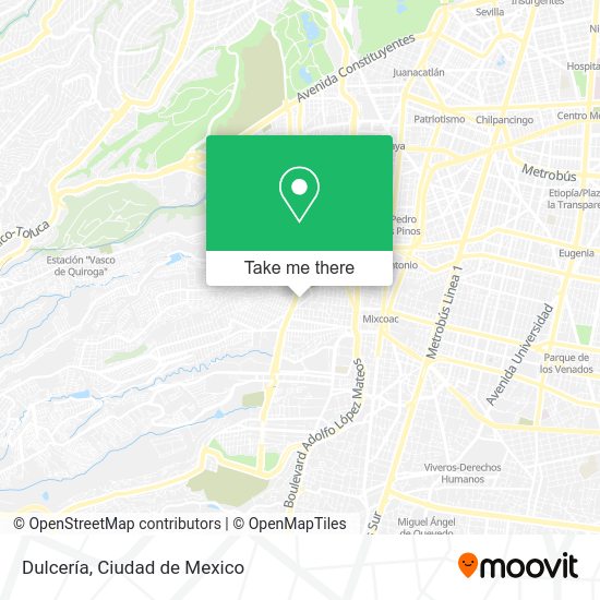 Dulcería map
