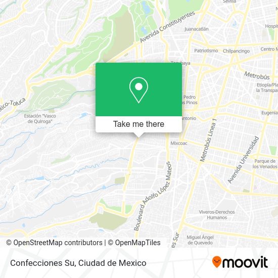 Confecciones Su map