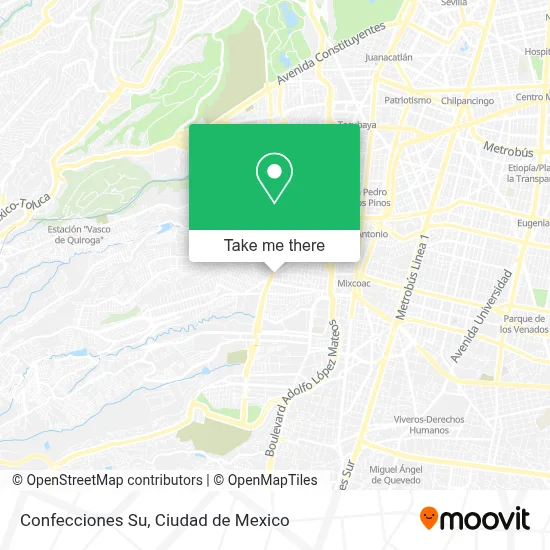 Confecciones Su map