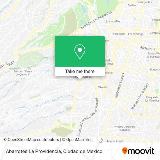 Abarrotes La Providencia map