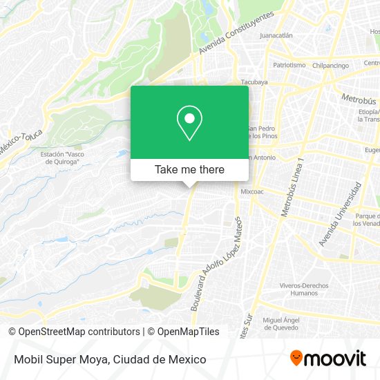 Mapa de Mobil Super Moya