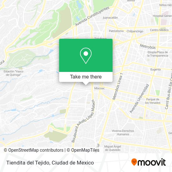 Tiendita del Tejido map