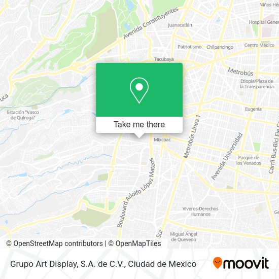 Grupo Art Display, S.A. de C.V. map