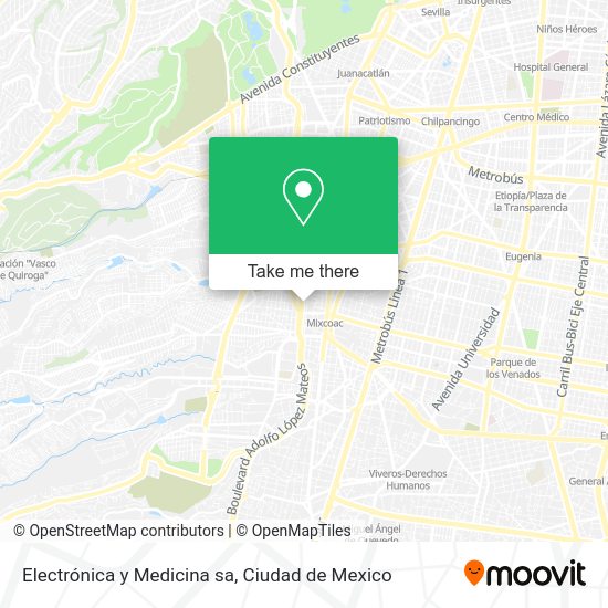 Electrónica y Medicina sa map
