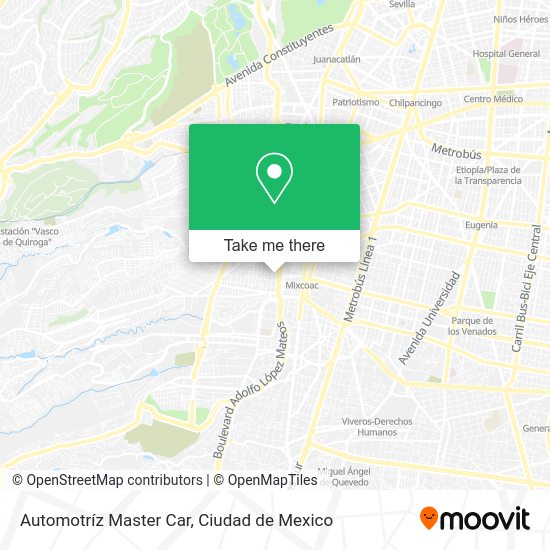 Automotríz Master Car map