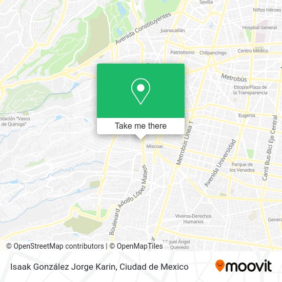 Isaak González Jorge Karin map