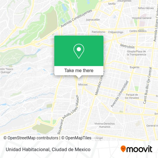 Unidad Habitacional map
