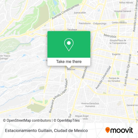 Mapa de Estacionamiento Guillain