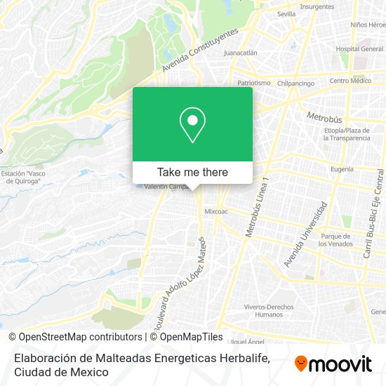 Mapa de Elaboración de Malteadas Energeticas Herbalife