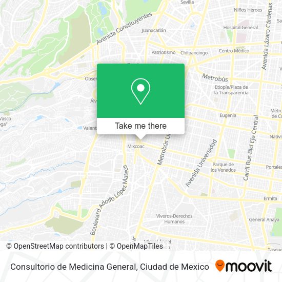 Mapa de Consultorio de Medicina General