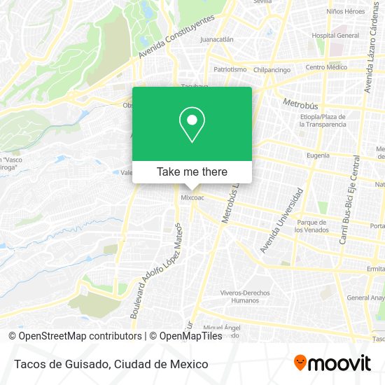 Tacos de Guisado map