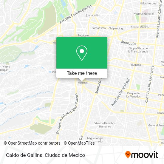Caldo de Gallina map