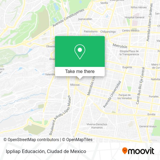 Ippliap Educación map