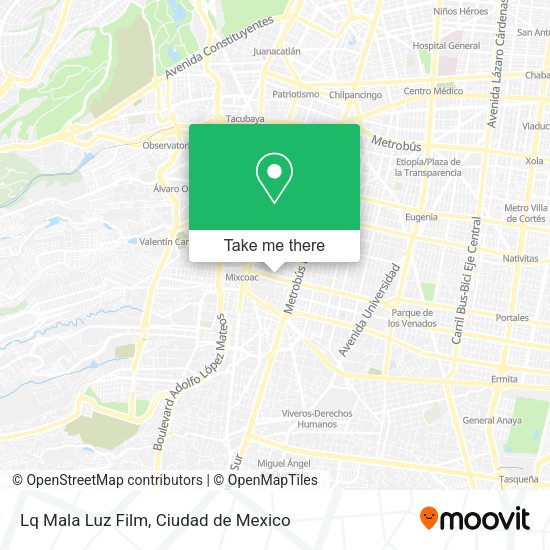 Lq Mala Luz Film map