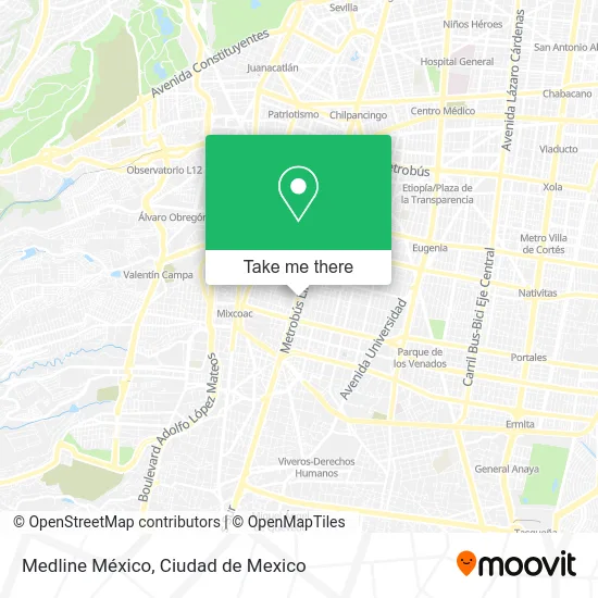 Mapa de Medline México