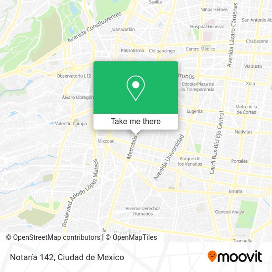 Notaría 142 map