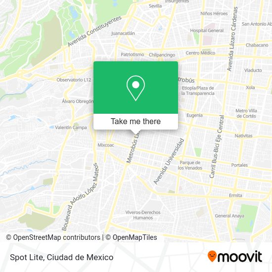 Mapa de Spot Lite