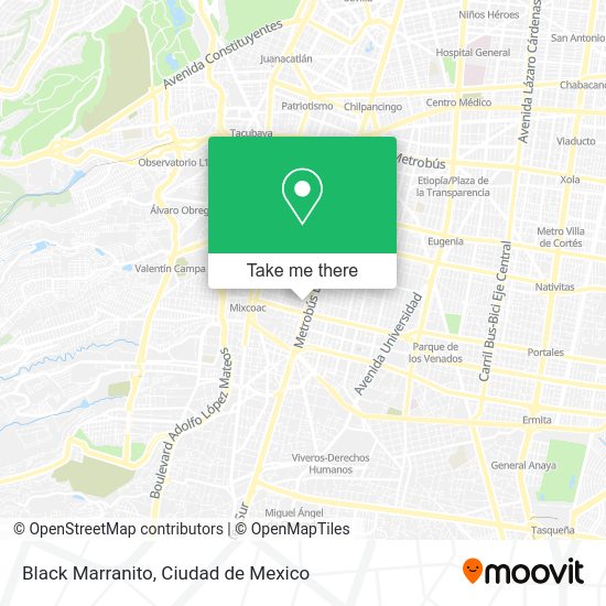 Black Marranito map