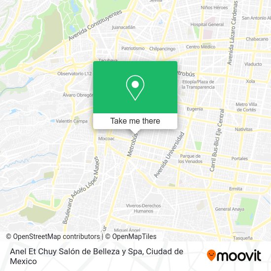 Anel Et Chuy Salón de Belleza y Spa map