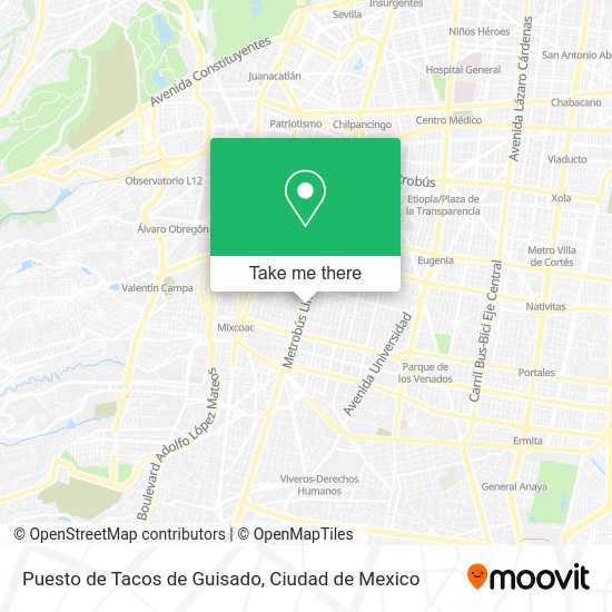 Puesto de Tacos de Guisado map