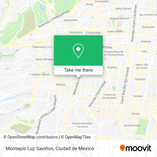 Montepío Luz Saviñon map