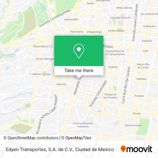 Edyen Transportes, S.A. de C.V. map