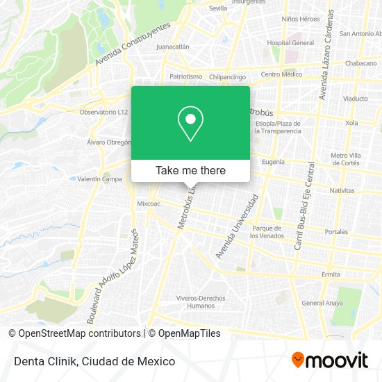 Mapa de Denta Clinik