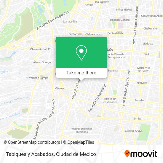 Tabiques y Acabados map
