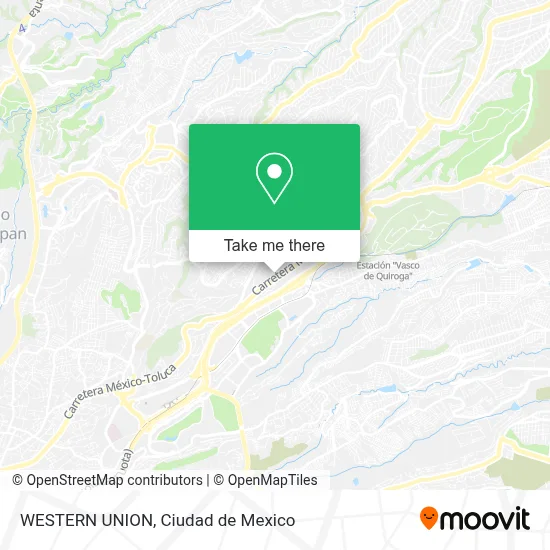 WESTERN UNION map