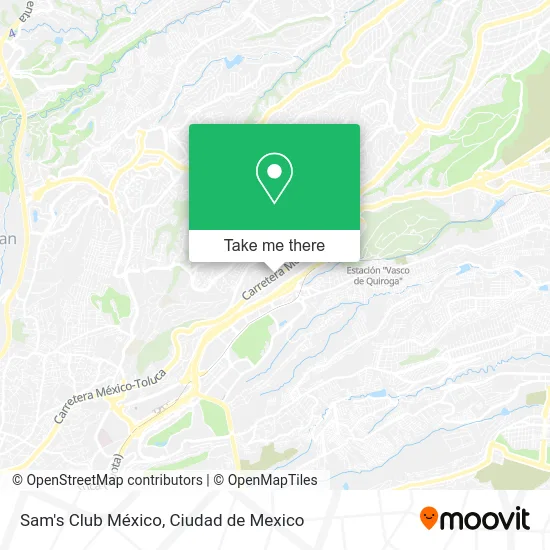 Sam's Club México map