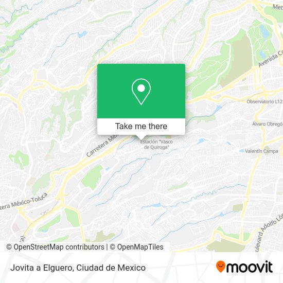 Jovita a Elguero map