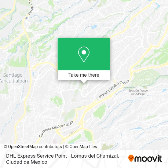 DHL Express Service Point - Lomas del Chamizal map
