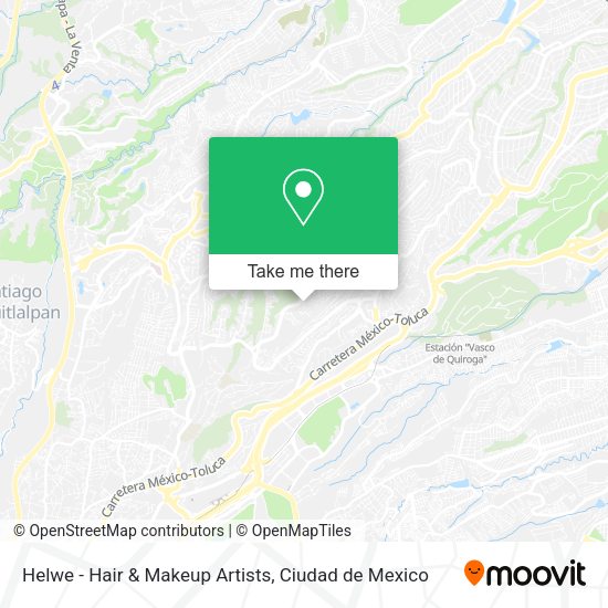 Mapa de Helwe - Hair & Makeup Artists
