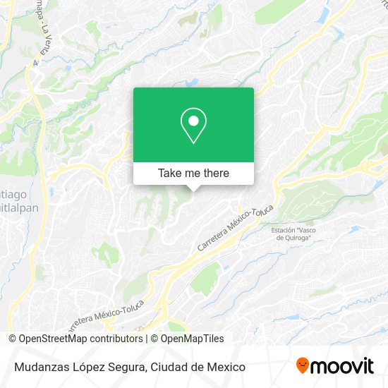 Mudanzas López Segura map