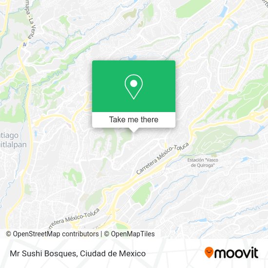 Mr Sushi Bosques map
