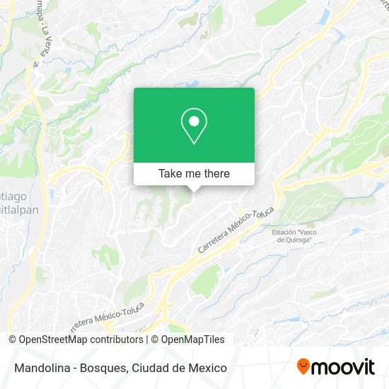 Mandolina - Bosques map
