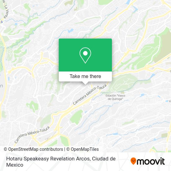 Mapa de Hotaru Speakeasy Revelation Arcos