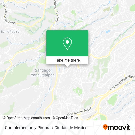 Complementos y Pinturas map