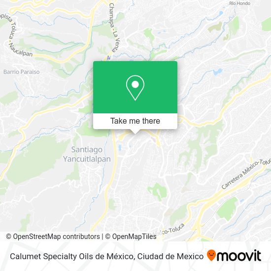 Calumet Specialty Oils de México map