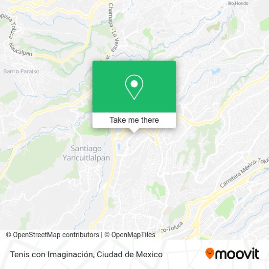 Tenis con Imaginación map