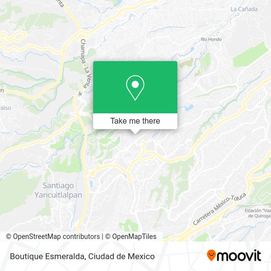 Boutique Esmeralda map