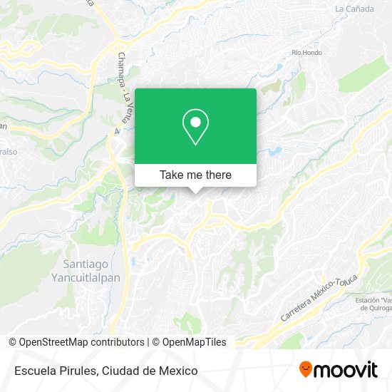Escuela Pirules map