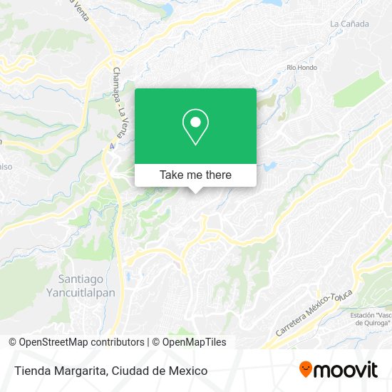 Tienda Margarita map
