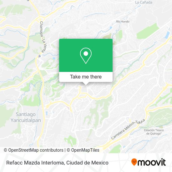 Mapa de Refacc Mazda Interloma