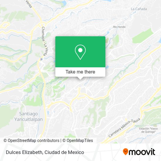 Dulces Elizabeth map
